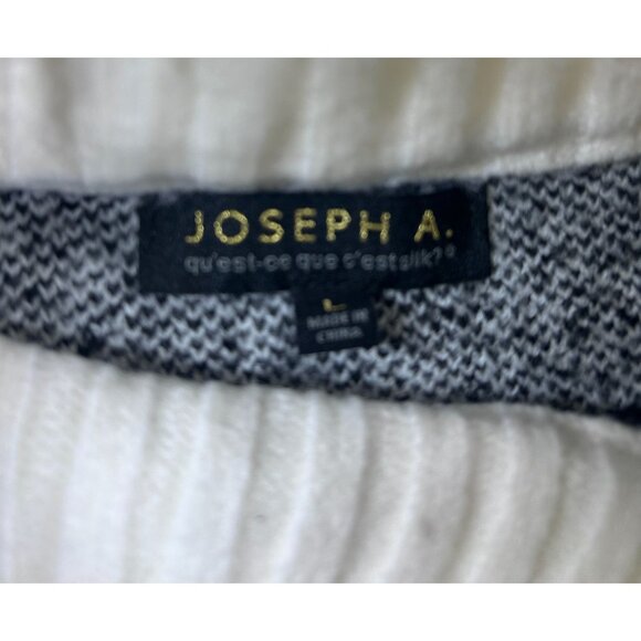 Joseph A. Sweater Women's Size Large Fair Isle Pattern Denim Combo New With Tags - Picture 7 of 10